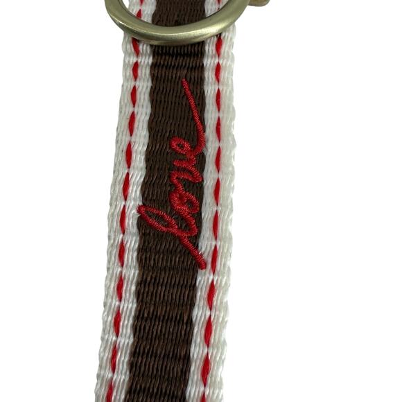 ED Ellen DeGeneres Love Dog Collar Medium Brown - Picture 2 of 4